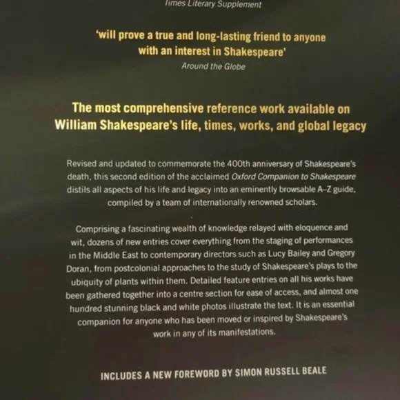 Oxford Companion to Shakespeare - Picture 5 of 9